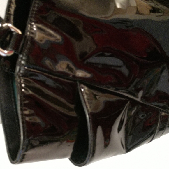 Coach Carrie Park Signature Patent Leather Tote F23979 - Picture 11 of 13